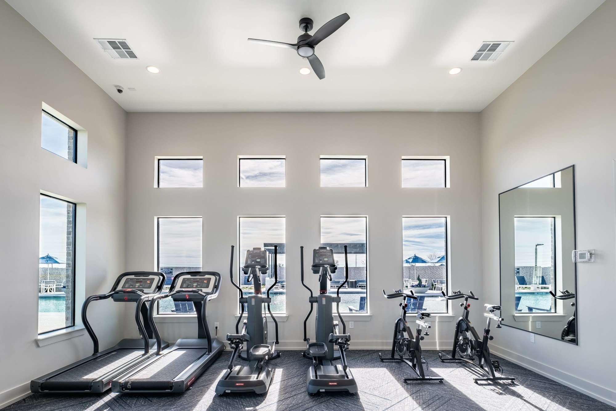 Fitness center at Amavi Celina