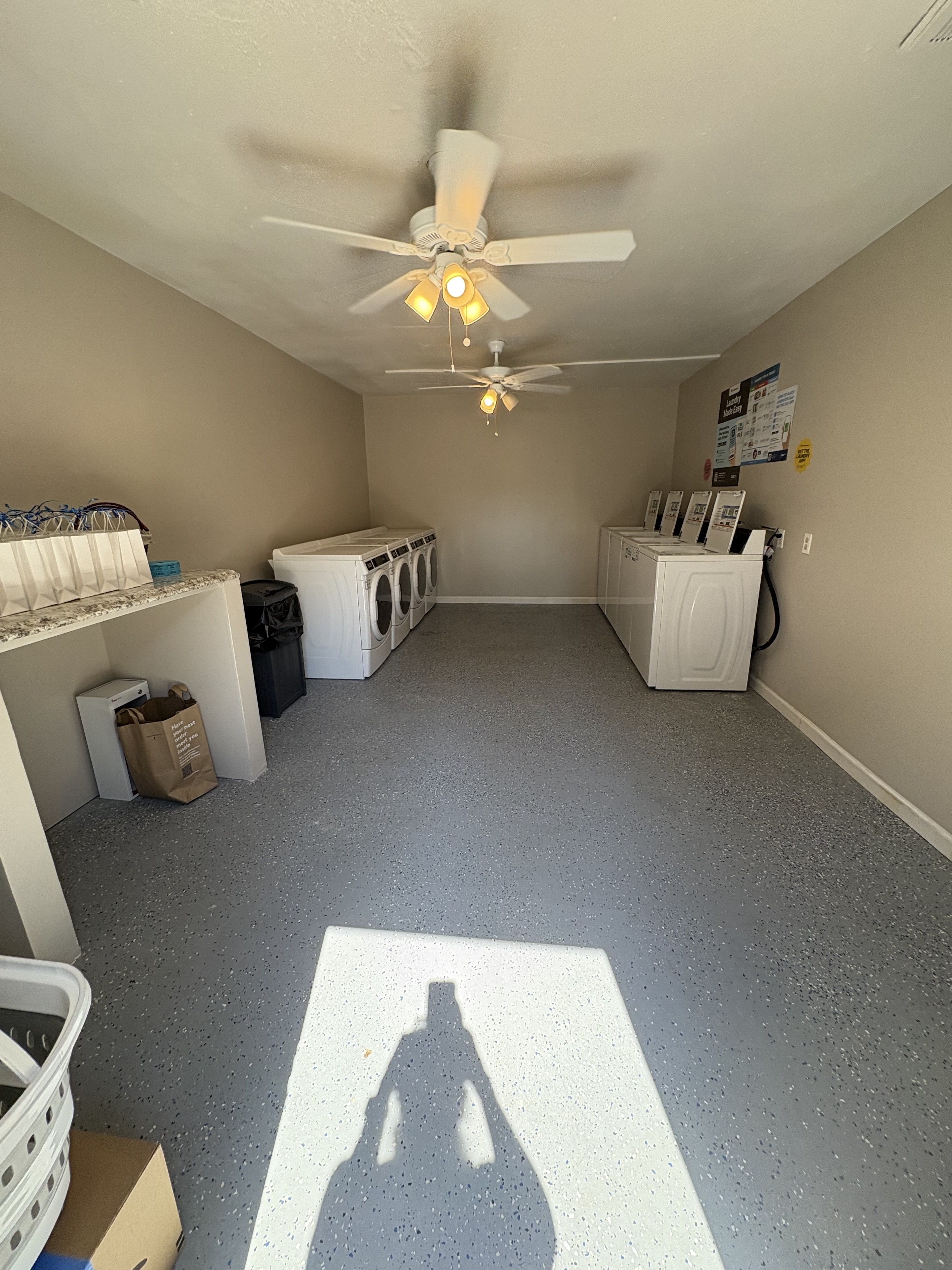 Laundry room at Arise Carrollton