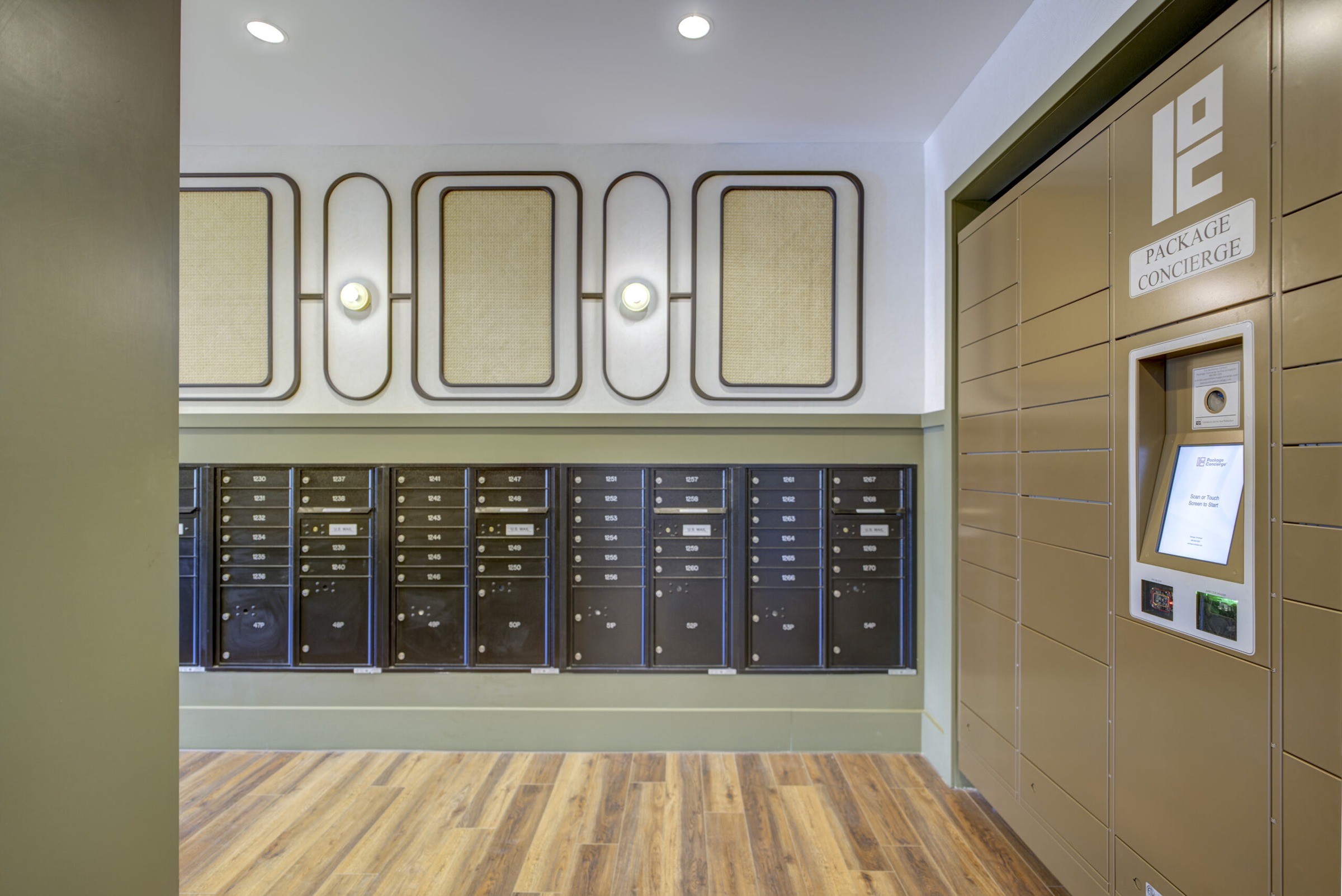 Mailroom at Alexan by the Galleria