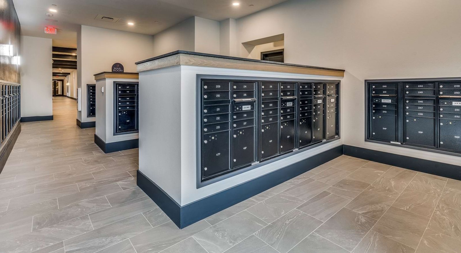 Mail Room at Aven at the Cove
