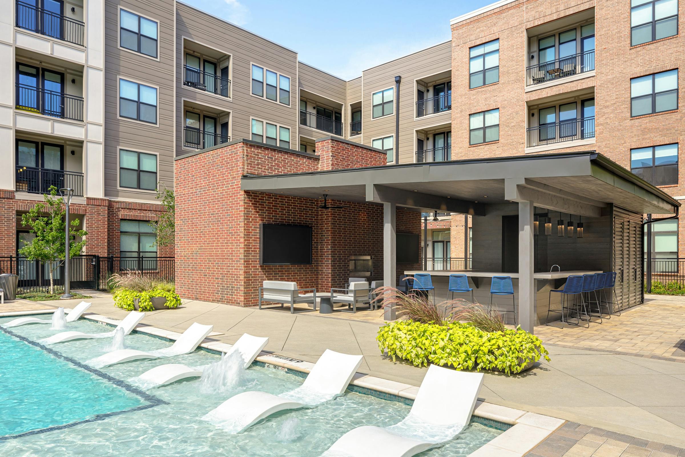 Pool Cabana 19 at AMLI Addison