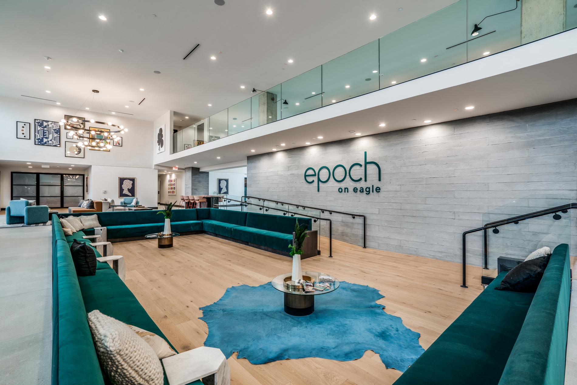 Clubhouse lounge at Epoch on Eagle