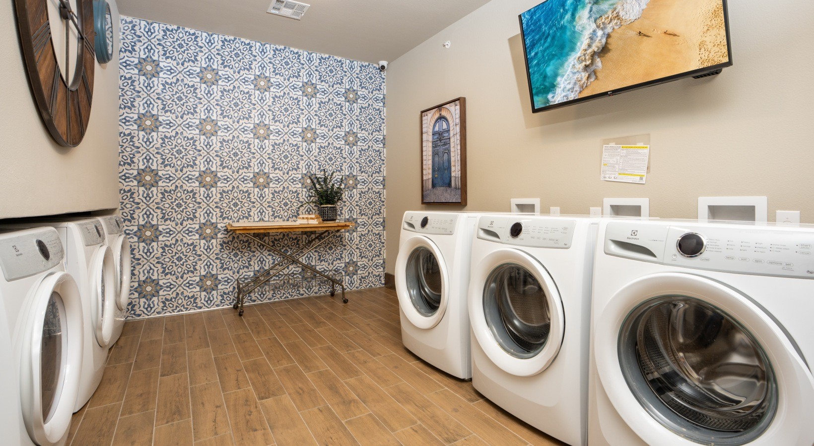 Washer & Dryer Area for Bulky Items at Alders Rockwall