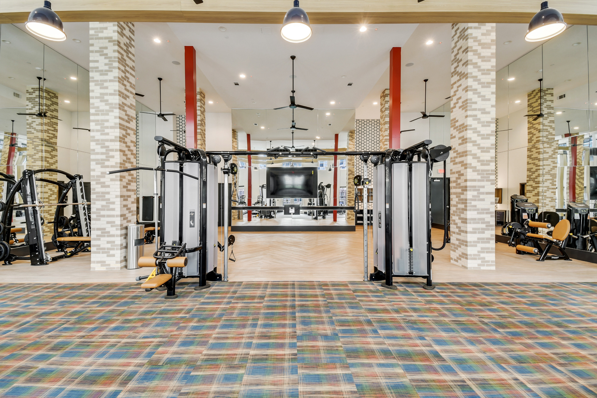 Fitness center at Epoch on Eagle
