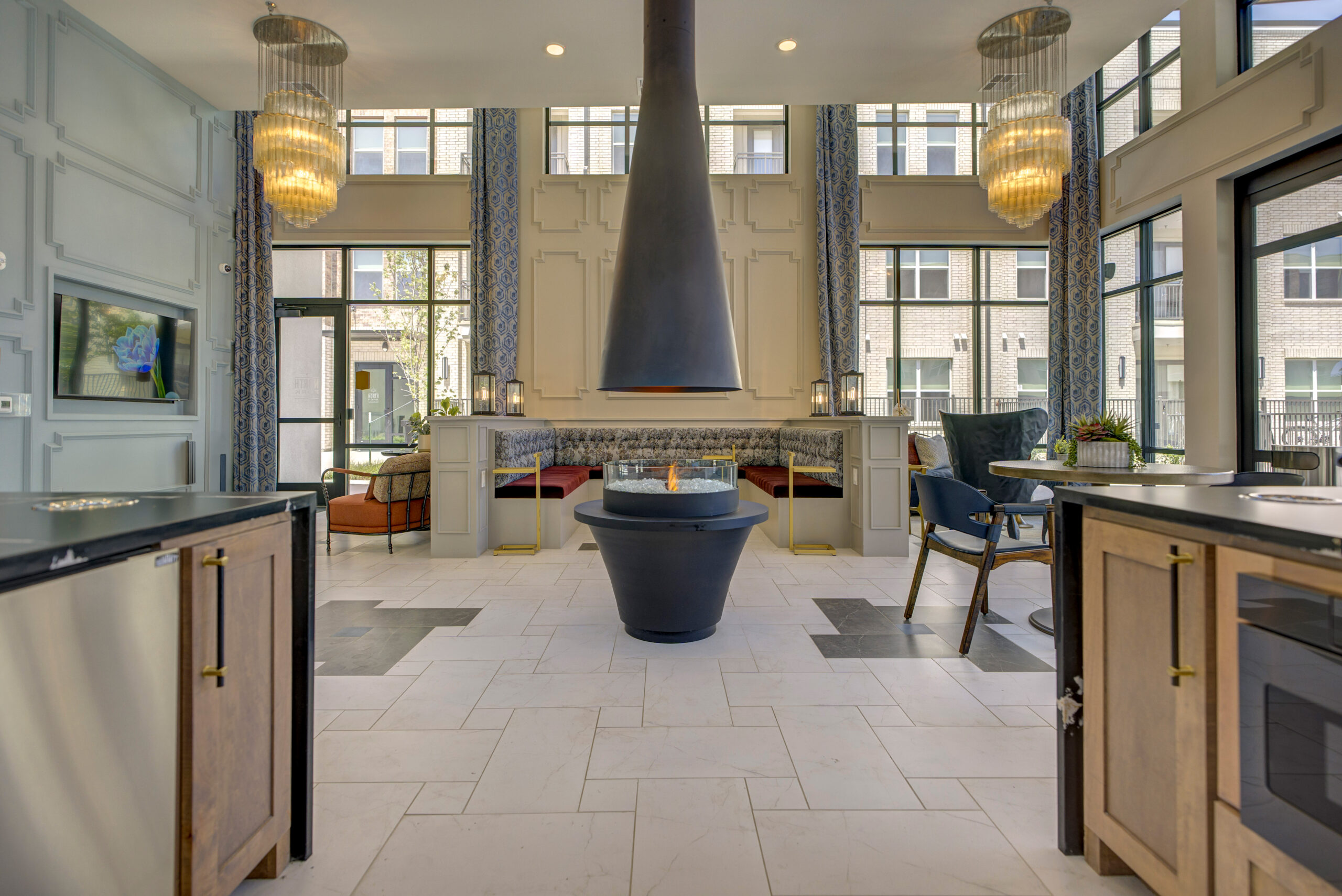 Jewel Box Library Lounge at Village at Lexington Ranch