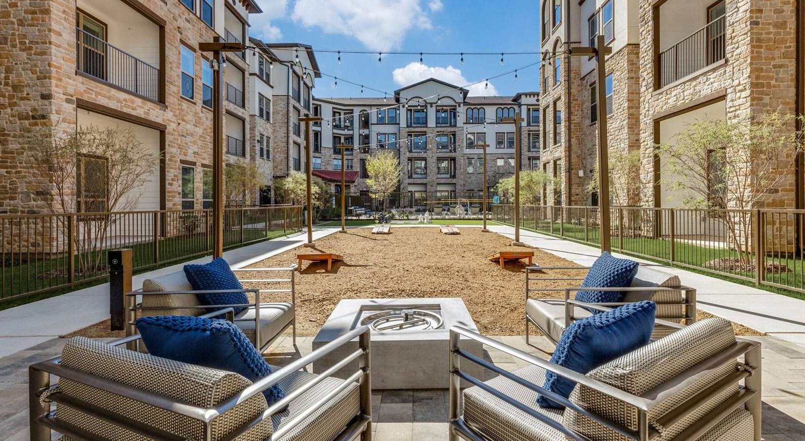 Fire pit at Aven at the Cove