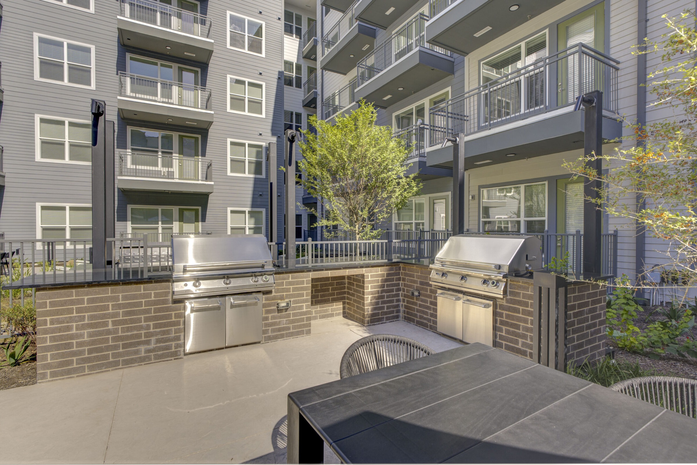 Grilling Stations at Alexan by the Galleria