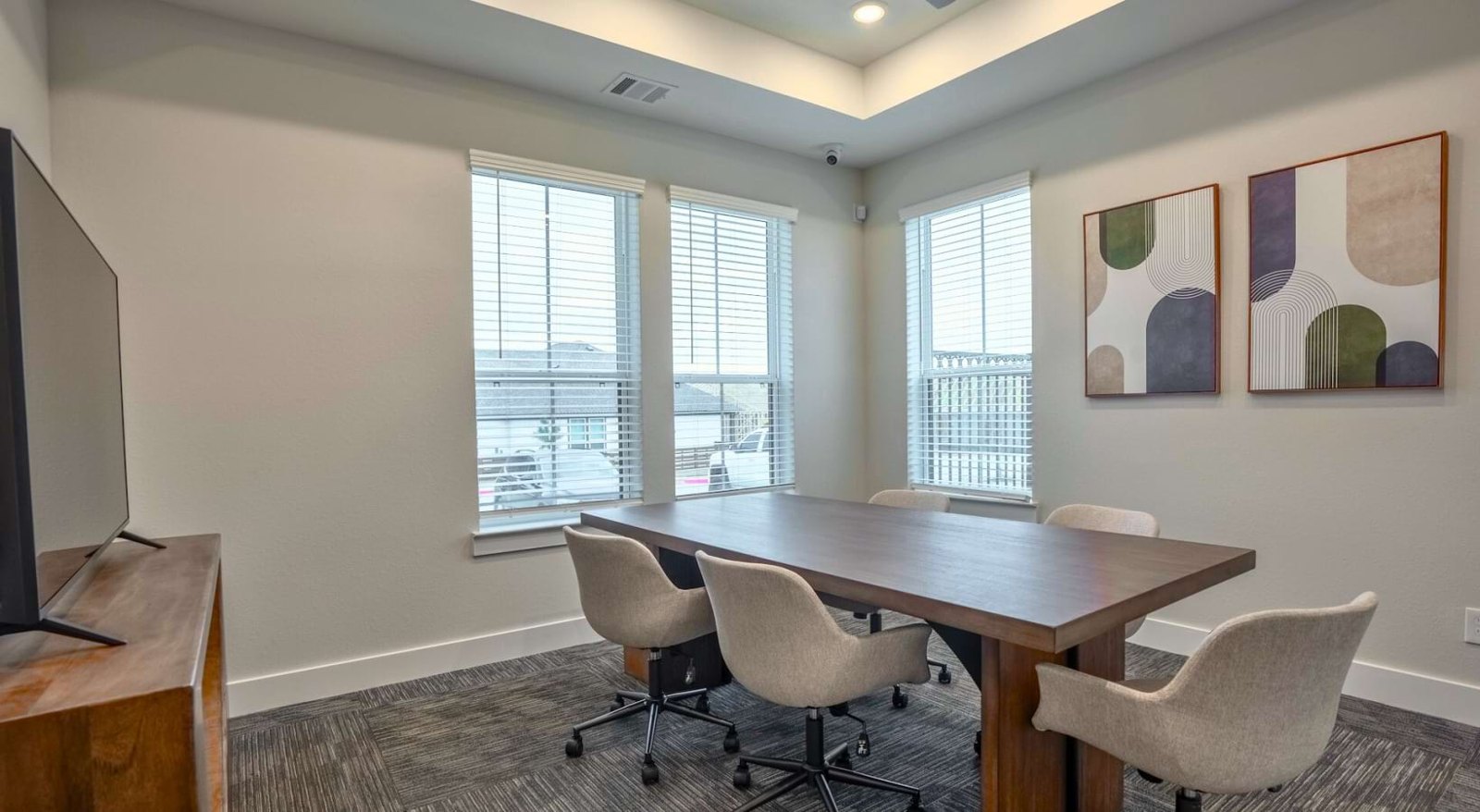 On-site business center for your conference meetings. at Canvas at Midlothian
