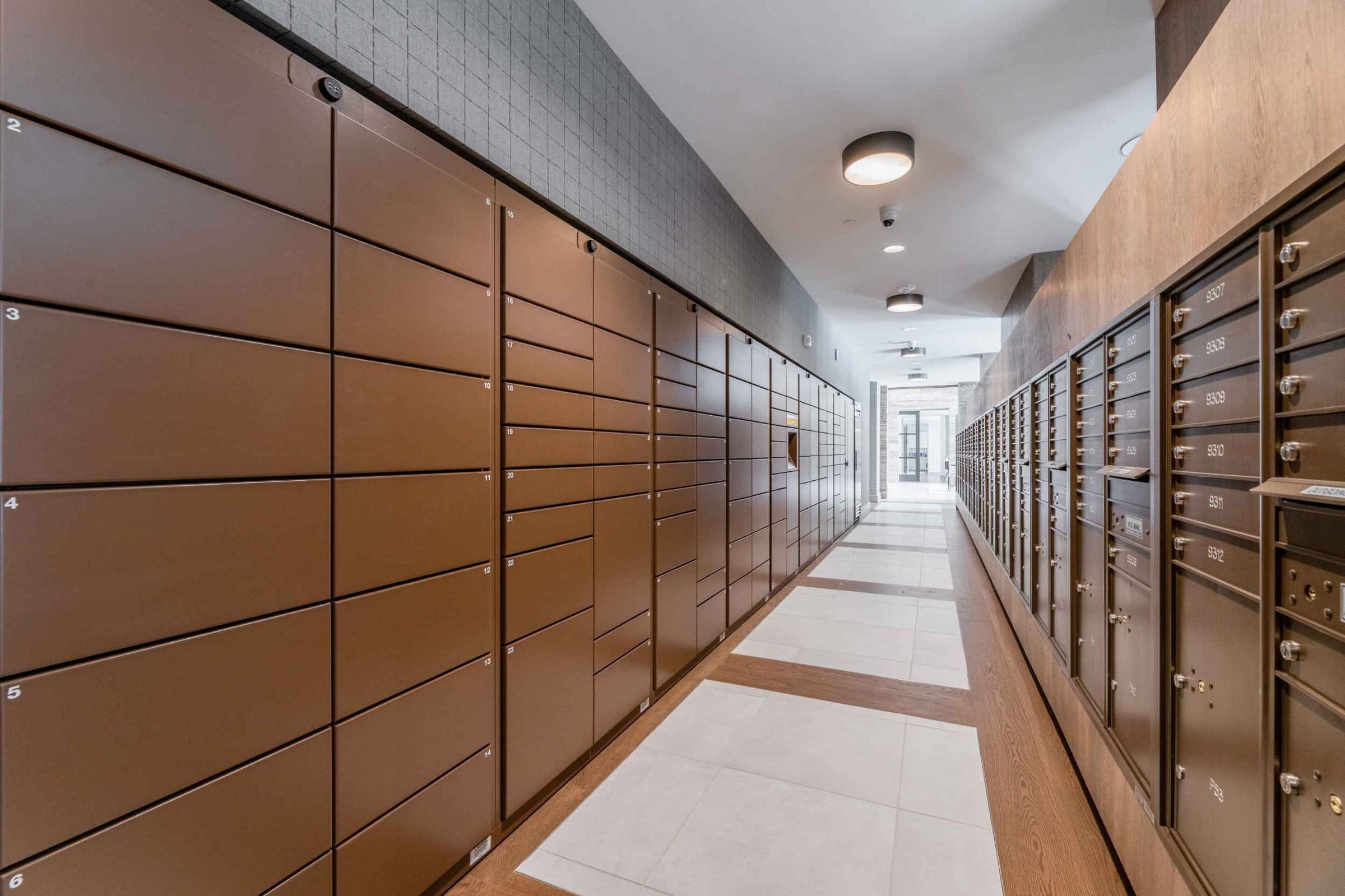 Atlas Crown - Mailroom and package lockers