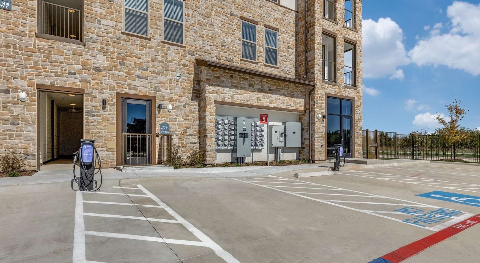 EV charging stations at Aven at the Cove