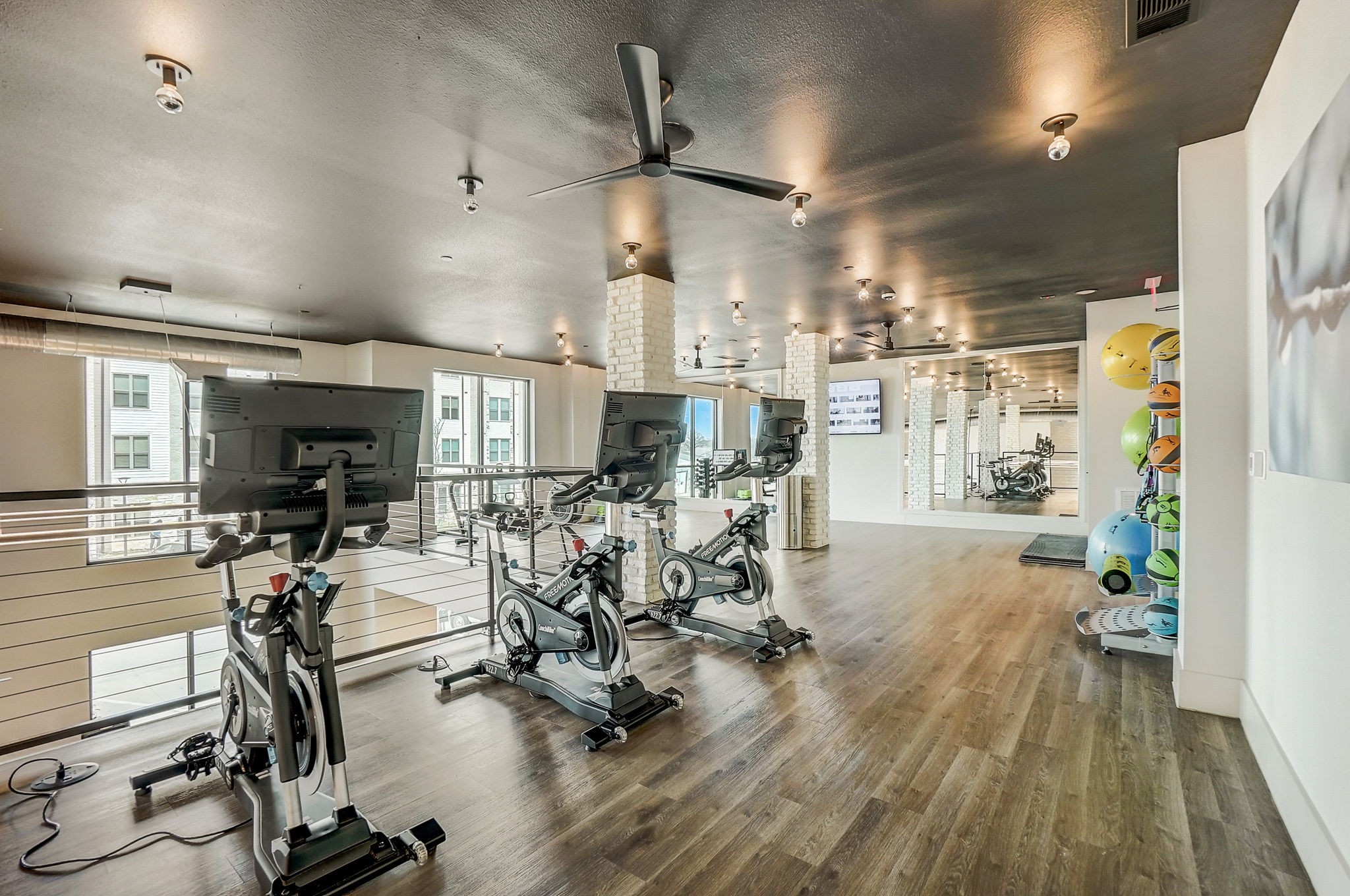 the gym