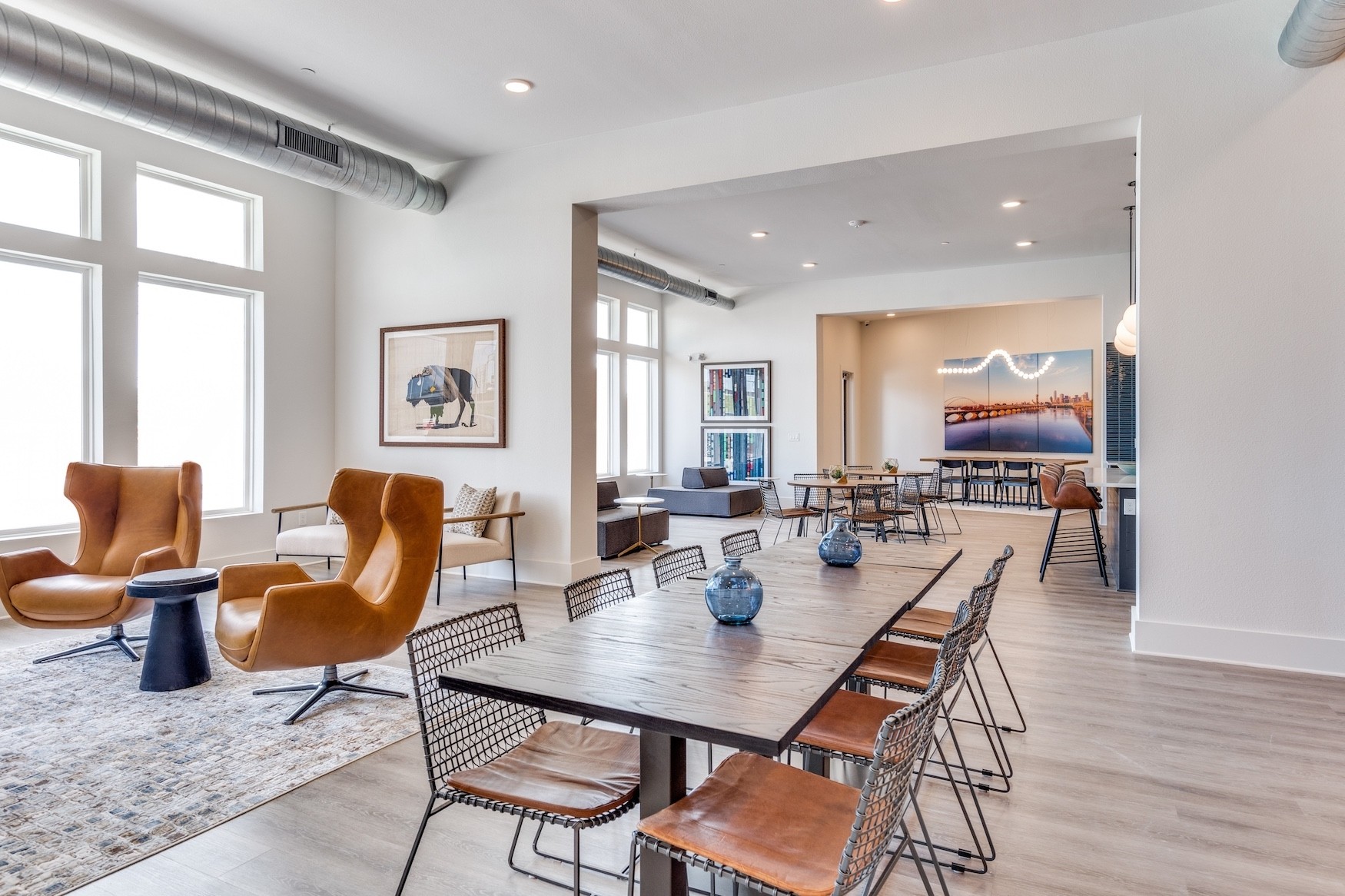 Bent Tree Lofts - Residential Lobby with Coffee Lounge