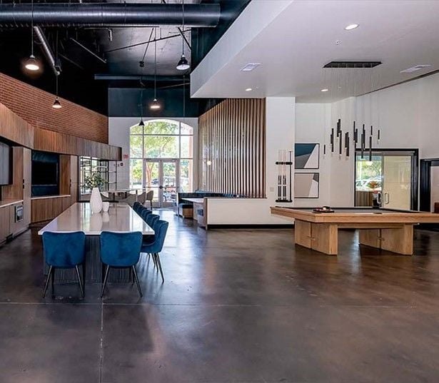 Brick Row Urban Village - Downtown Dallas Apartments - resident lounge at Brick Row Apartments