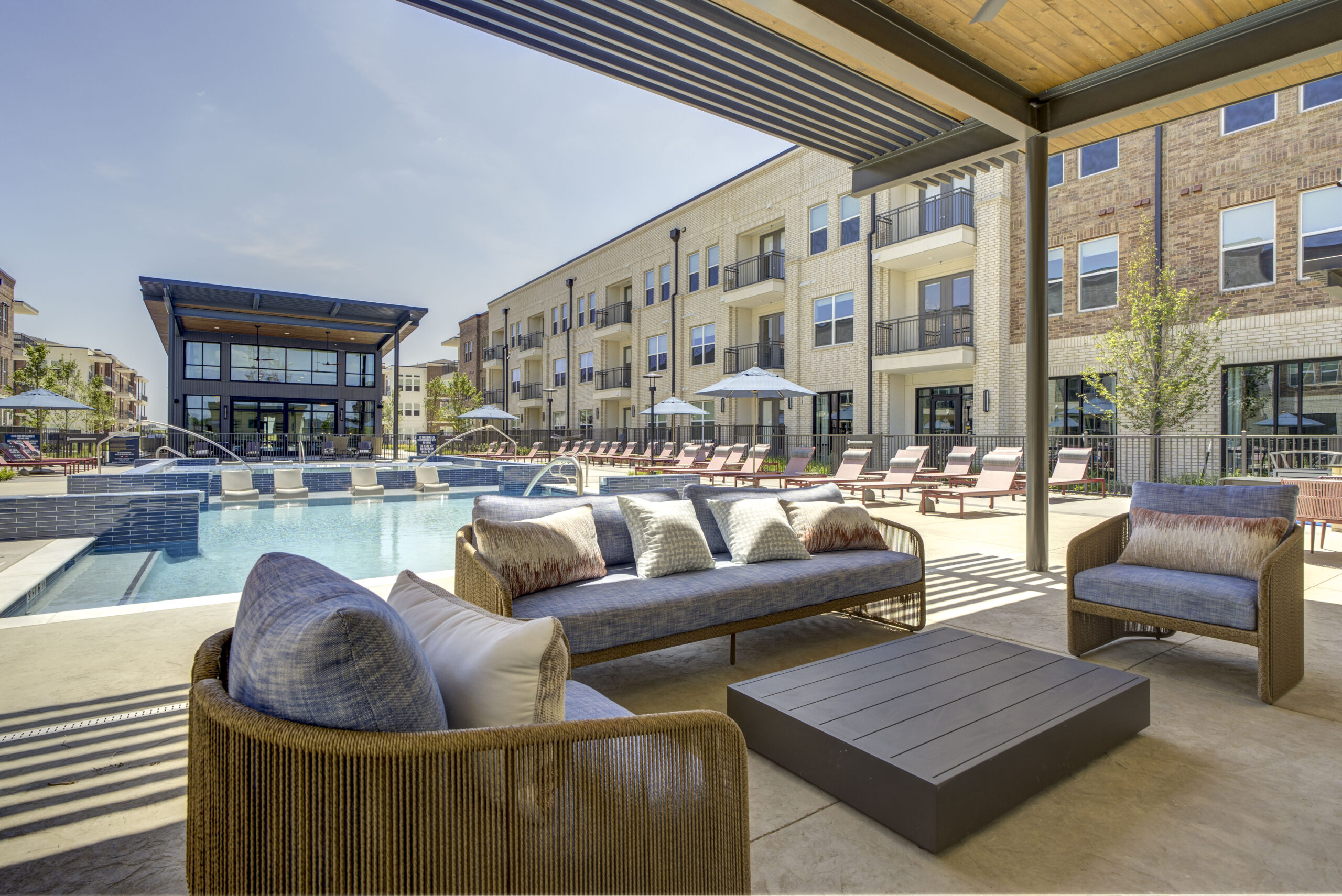 Pool Deck Lounge at Village at Lexington Ranch