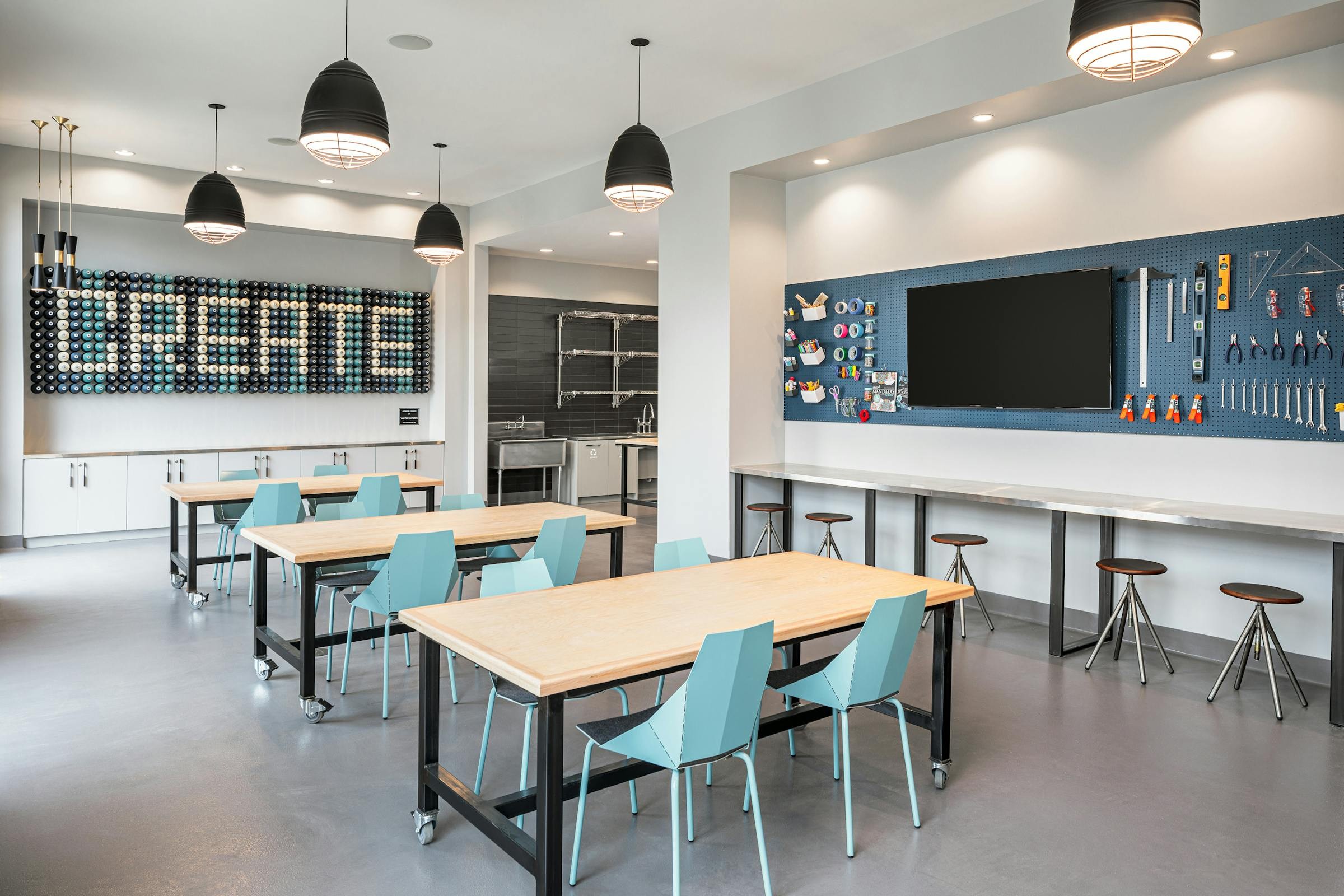 Maker Space at AMLI Addison