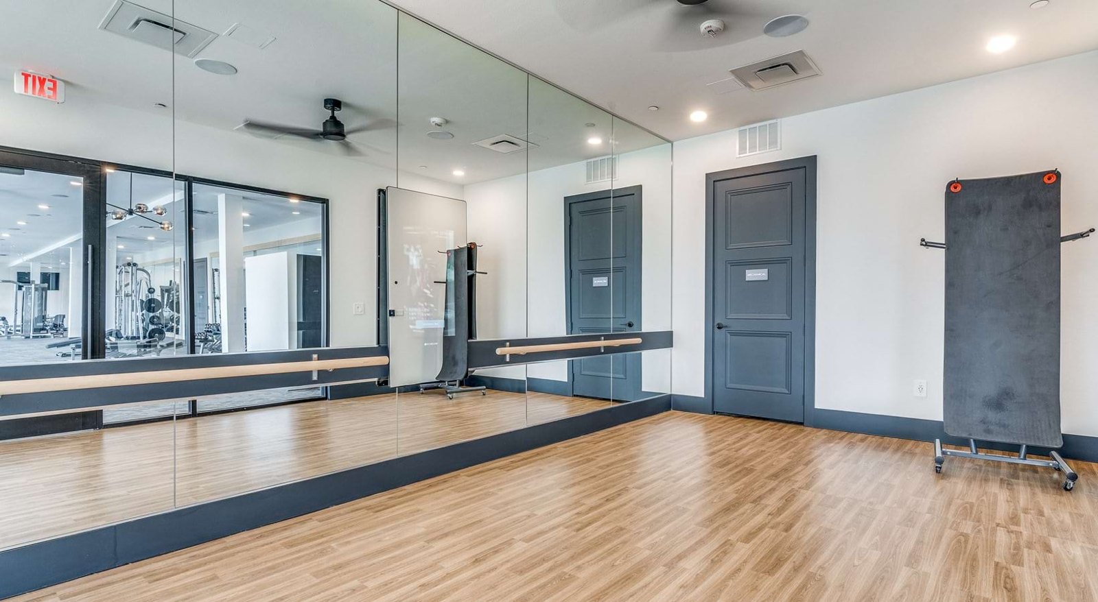 Barre and Yoga Studio at Aven at the Cove